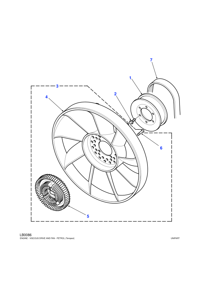 Viscous Drive & Fan (V8)
