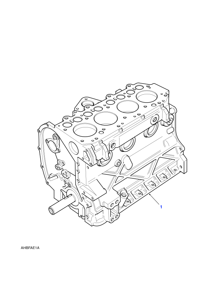 Short Engine (2.5L 4 Cyl L/R Petrol)