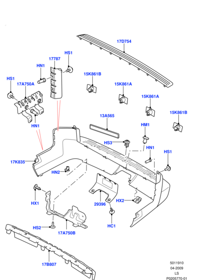 LR015463 LAND ROVER