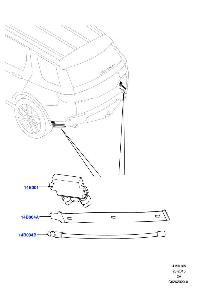 Vehicle Modules And Sensors (Halewood (UK),Tailgate - Hands Free)((V)FROMGH000001)