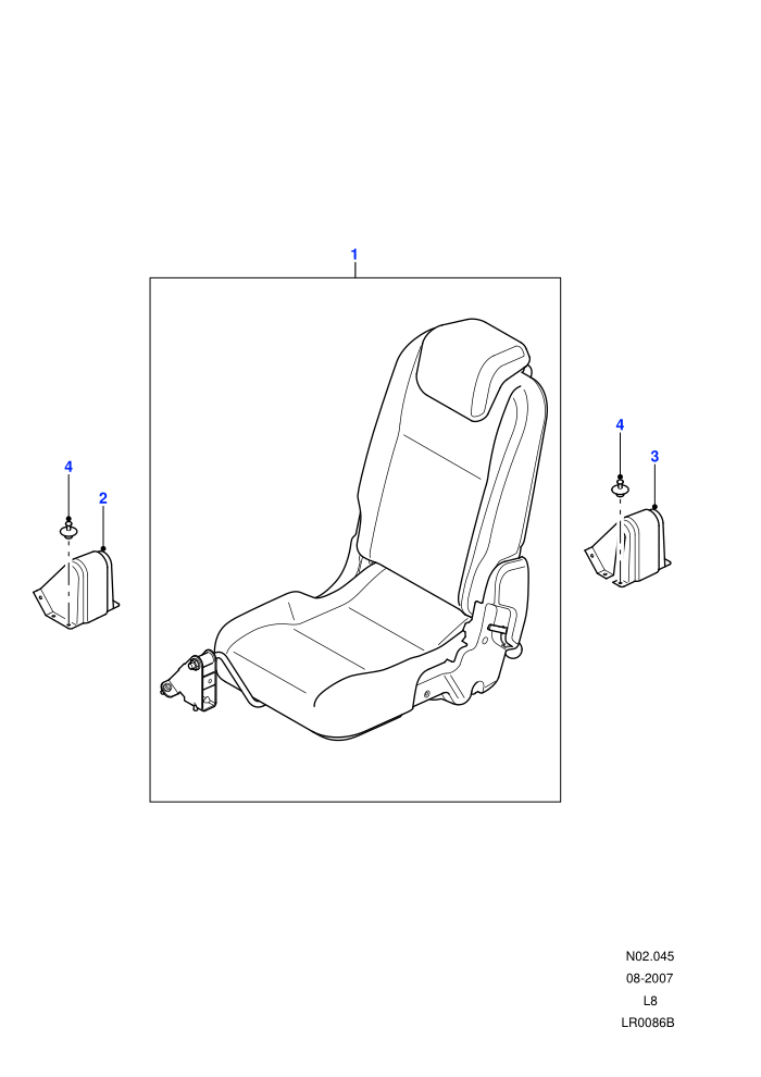 Rear Seat (110&nbsp;Wheelbase,90&nbsp;Wheelbase,Station Wagon - 3 Door,Station Wagon - 5 Door)((V)FROM7A000001)