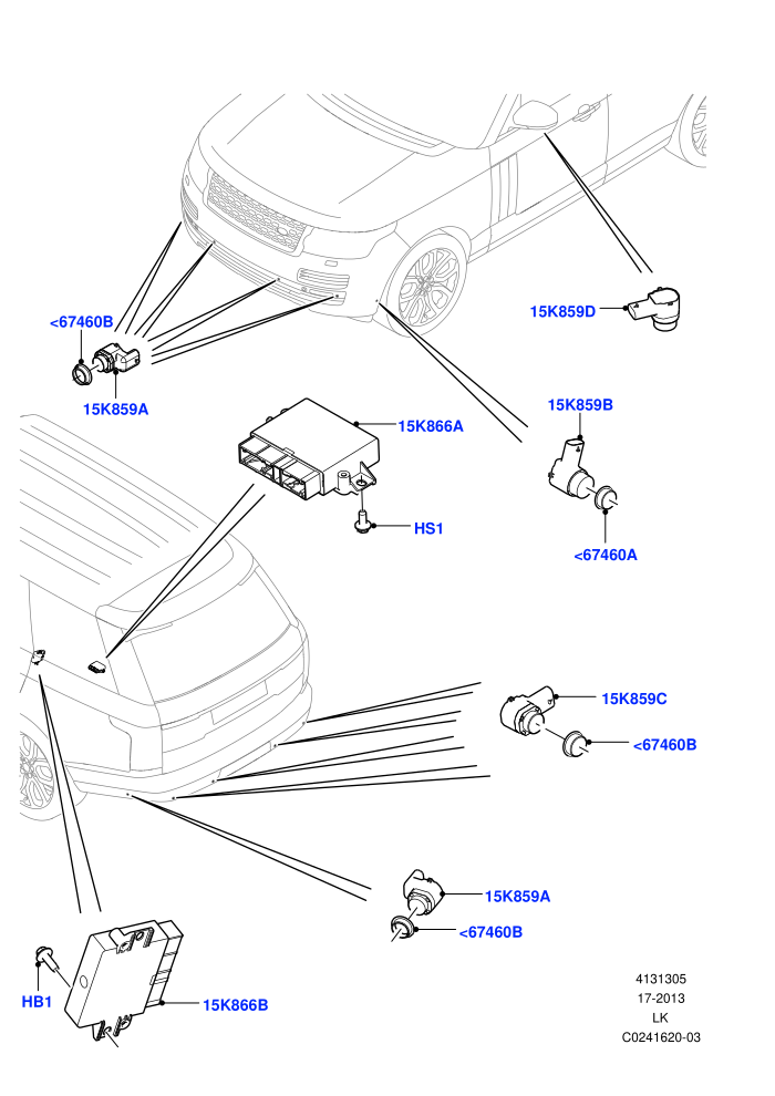 Parking Distance Control ((V)TOHA999999)