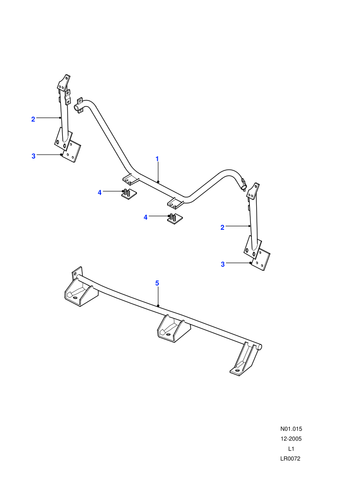 Anchorage - Rear Seats (Less Bulkhead)((V)FROM7A000001)
