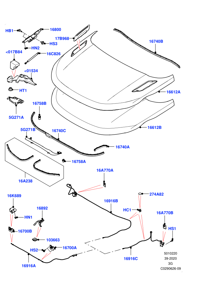 Hood And Related Parts (Halewood (UK))