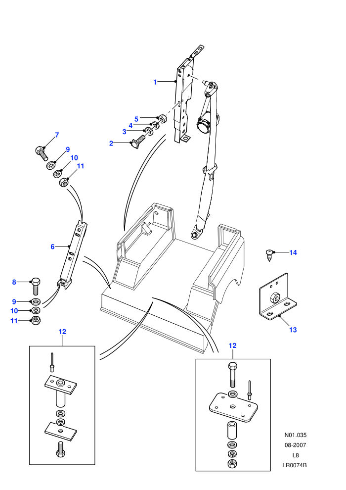 Rear Forward Facing Seats (110&nbsp;Wheelbase,Crew Cab Pick Up,Station Wagon - 5 Door,Station Wagon Utility - 5 Door)((V)FROM7A000001)