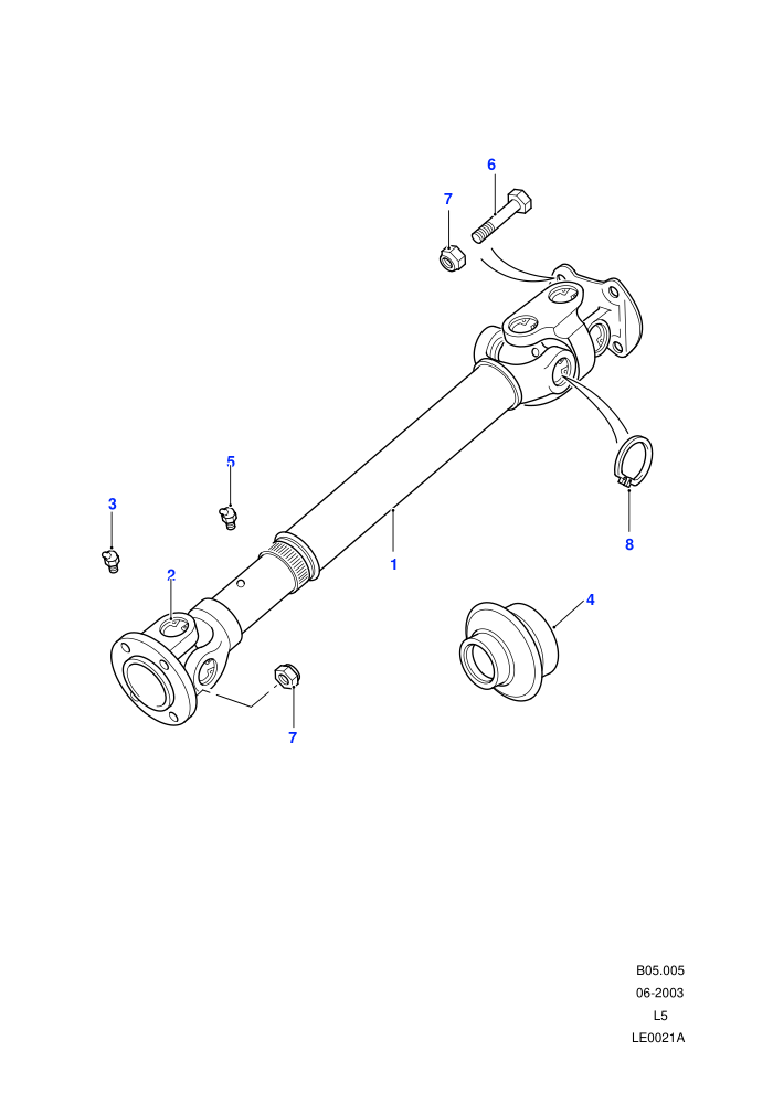Propshaft Front