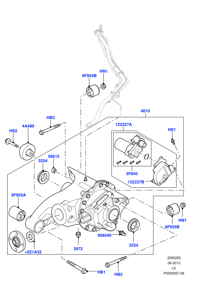 Rear Axle ((V)FROMAA000001)