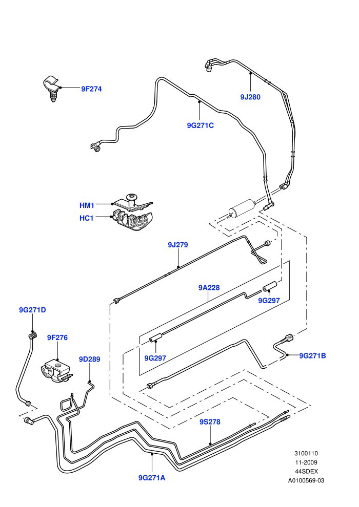 Fuel Lines (M62 B44 4.4 V8 Petrol)