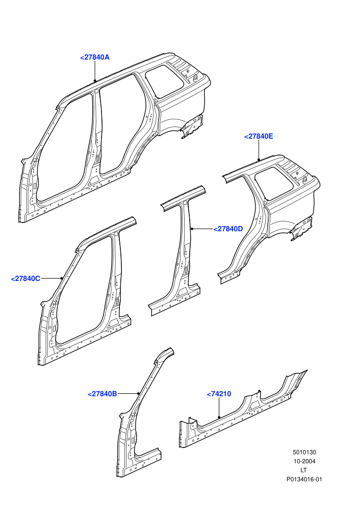 Side Panels - Outer (Cut Panels)((V)TO9A999999)