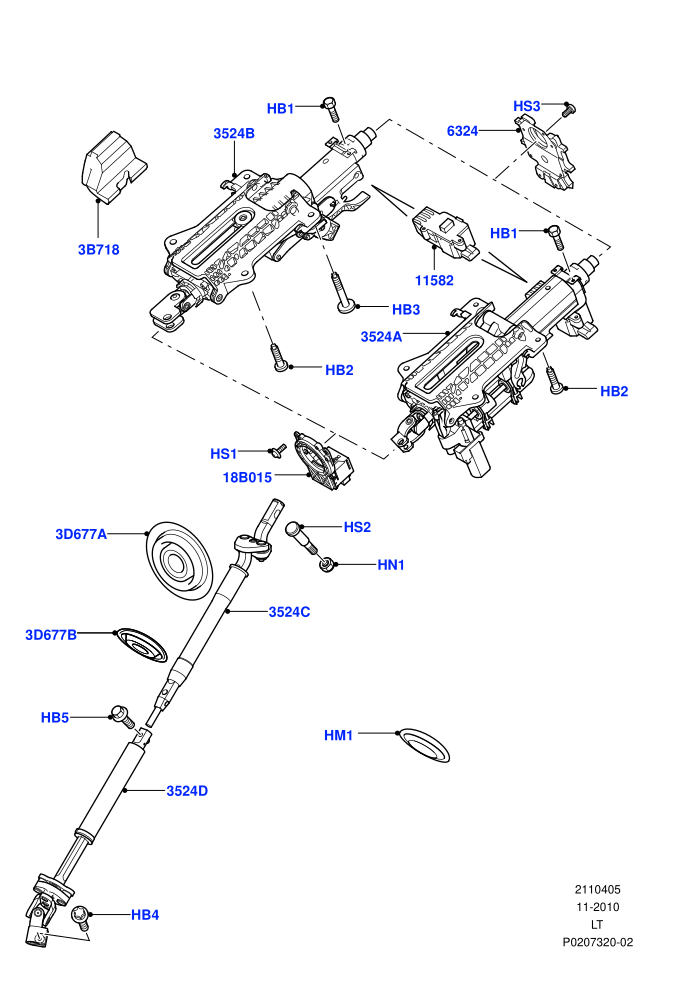 Steering Column ((V)FROMAA000001)
