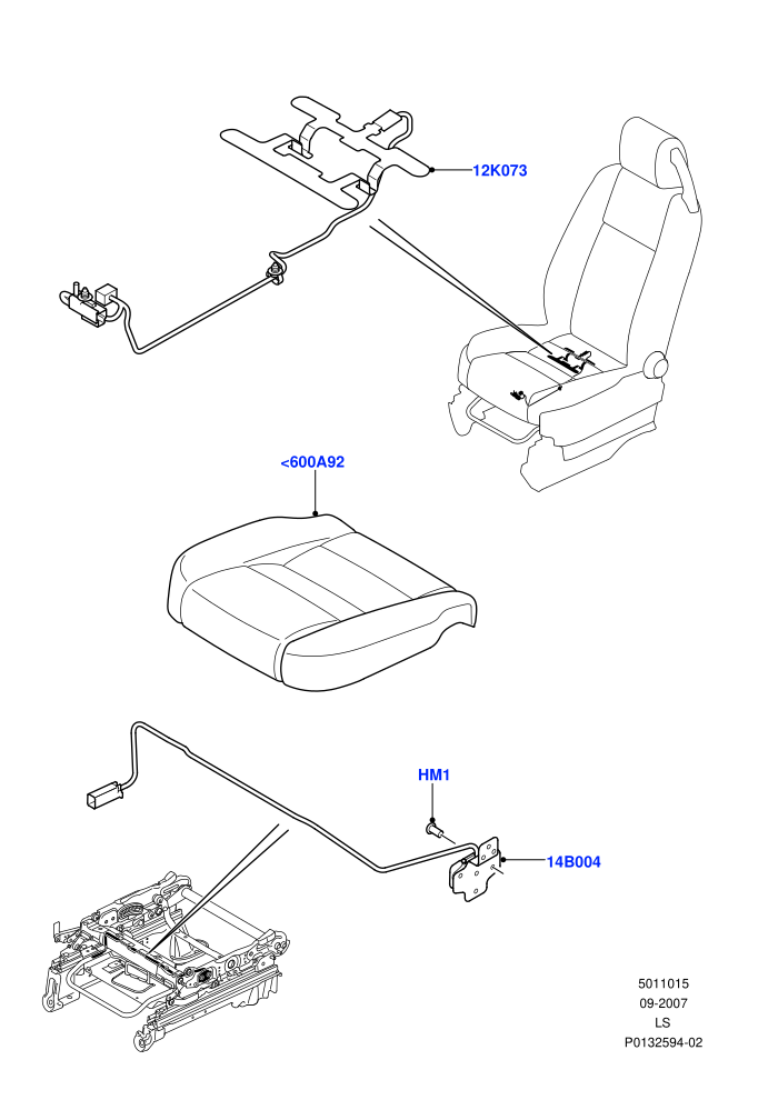 Front Seat Base (Sensors)((V)TO9A999999)