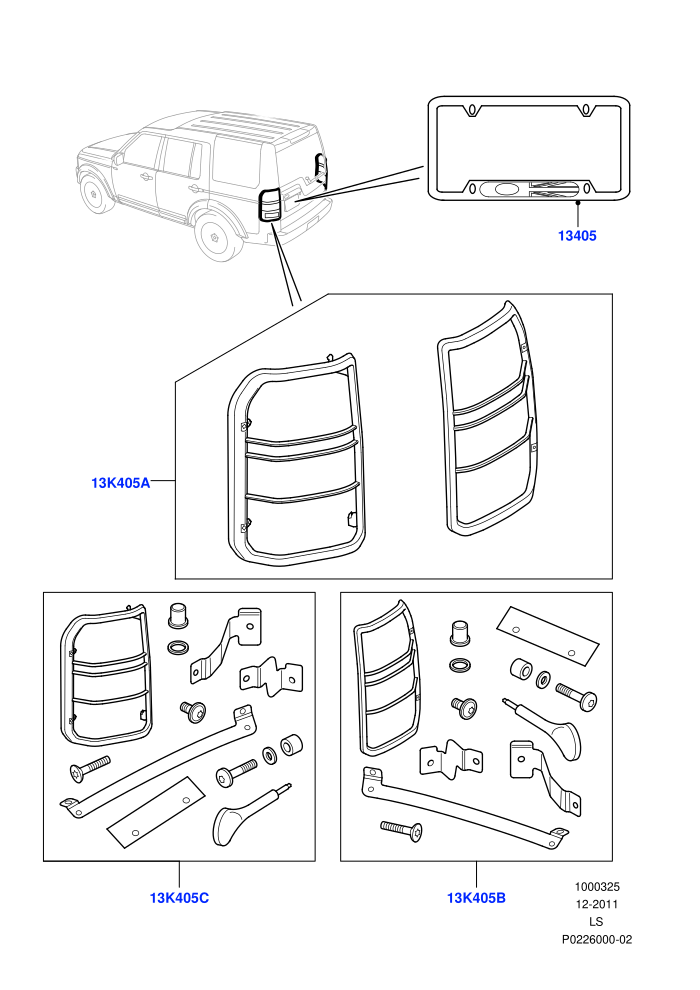 Body Dress Up Kits - Rear (Accessory)((V)FROMAA000001)