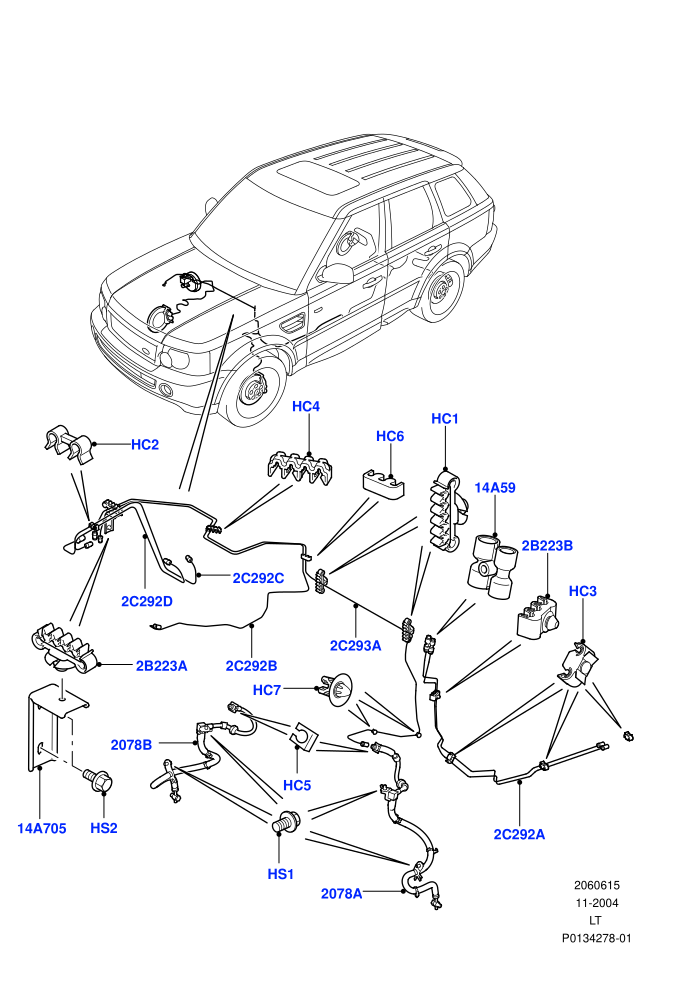 Front Brake Pipes ((V)TO9A999999)