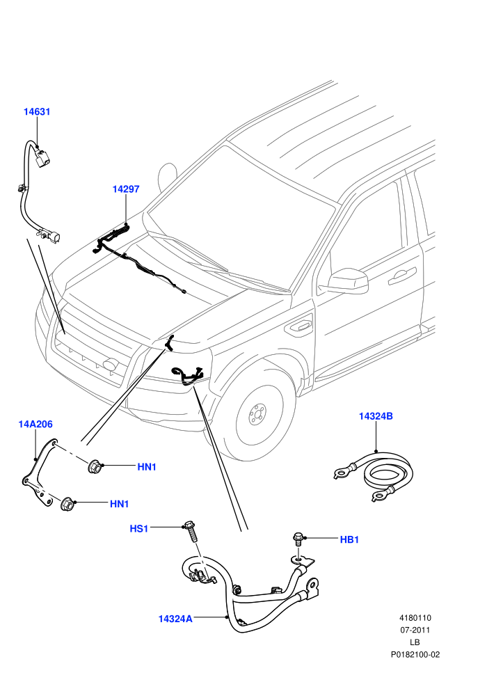 Electrical Wiring - Engine And Dash (Engine Compartment)