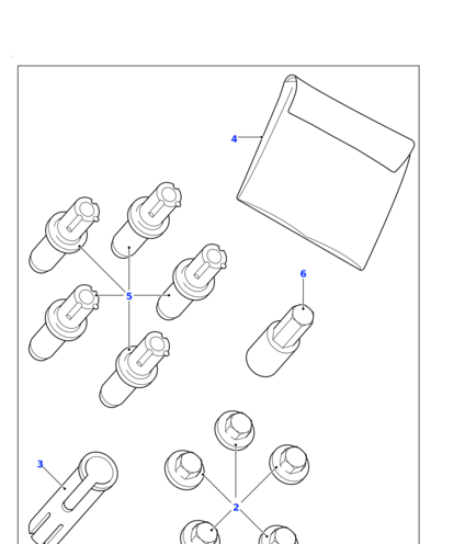 STC3410 - Land Rover Nut-locking-alloy road wheels