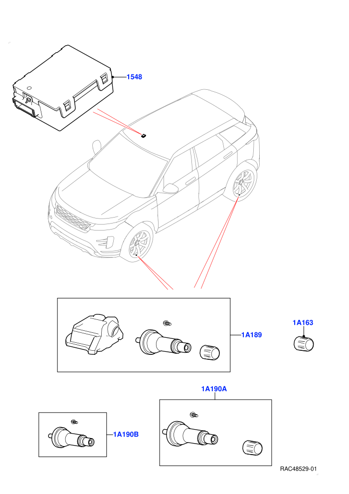 Tyre Pressure Monitor System (Itatiaia (Brazil),With Tyre Pressure Sensors)((V)FROMRT000001)