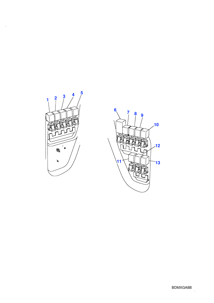Relays-Footwell-From (V) MA647645