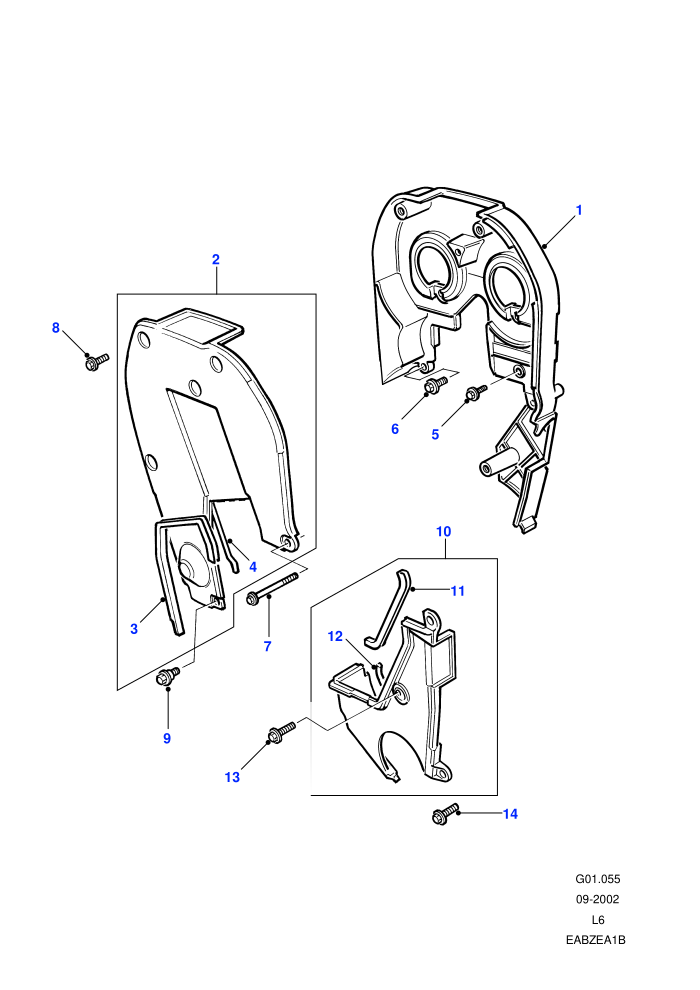 Front Cover (1.8L 4 Cyl K Series Petrol)