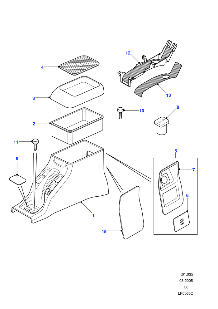 Centre Console Assembly ((V)FROM1A000001)