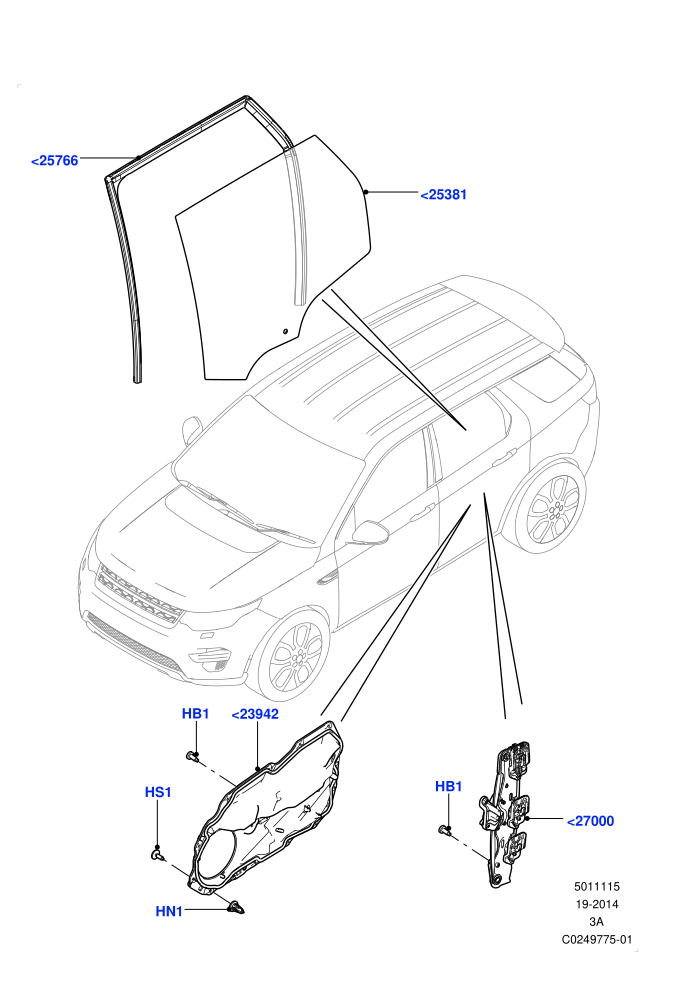Rear Door Glass And Window Controls (Halewood (UK))