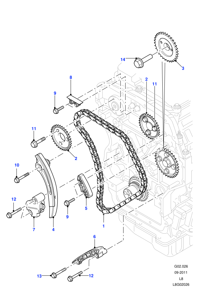 Timing Gear (2.2L 16V TC I4 DSL 122PS PUMA)((V)FROMCA000001)