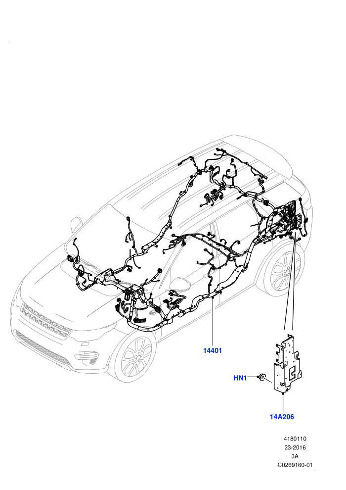 Electrical Wiring - Engine And Dash (Itatiaia (Brazil))(Main Harness)((V)TOKT999999 (V)FROMGT000001)