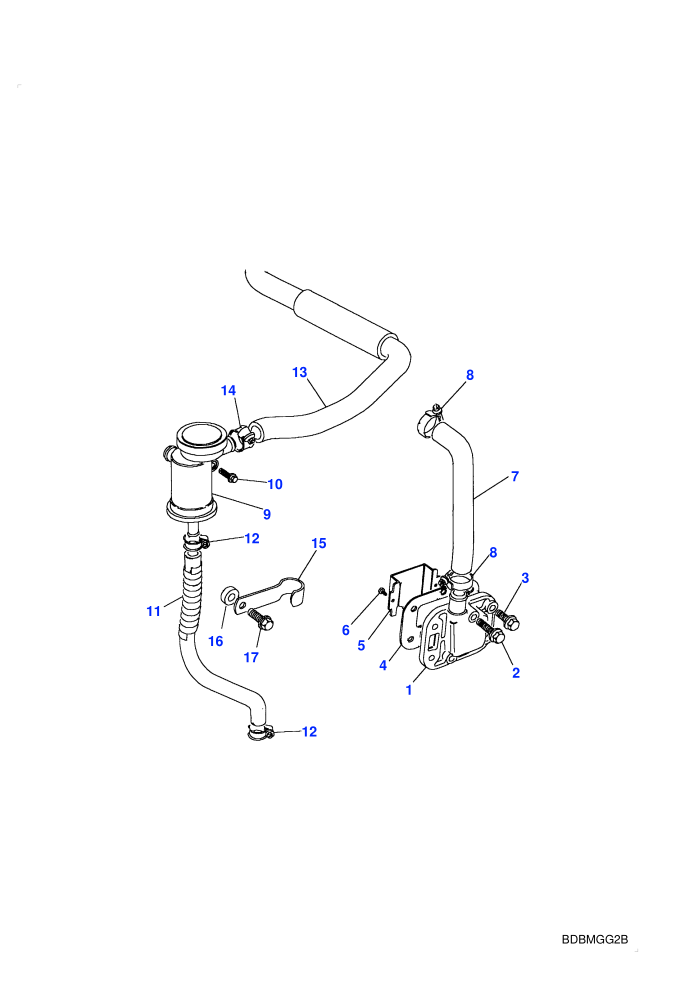 Engine Breather (2.5L 200 Tdi,5 Speed Manual Transmission,Less Catalyst)