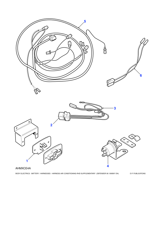 Harness-Air Conditioning-Supplementary-RHD (RHD,With Air Conditioning)