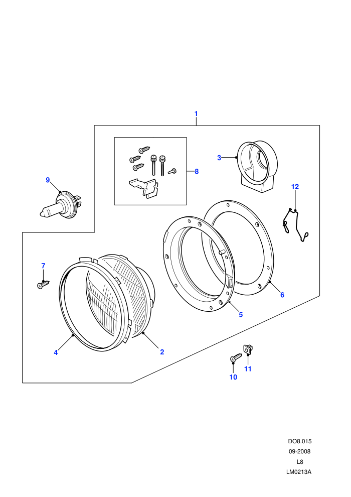 Headlamps (Less Headlamp Levelling)((V)FROM7A000001)