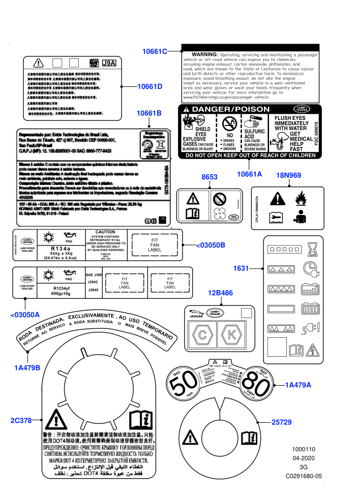 Labels (Halewood (UK))(Warning Decals)