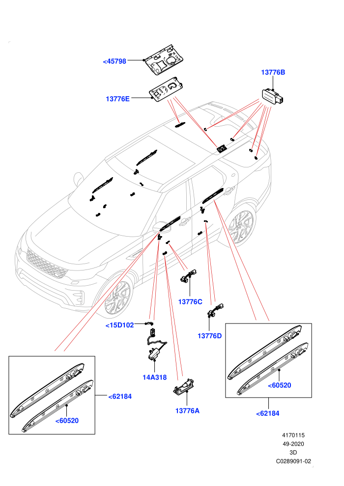 Interior Lamps (Door - Front/Rear,Nitra Plant Build)((V)FROMK2000001)