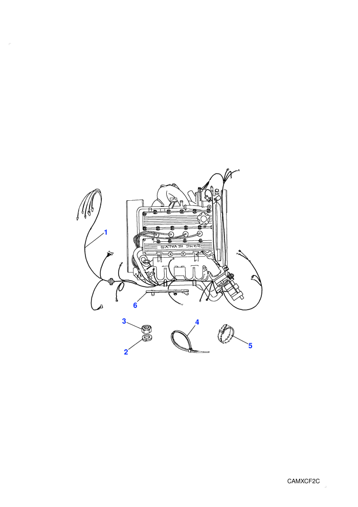 Engine Harness (4 Cylinder MPi T Series Petrol)((V)FROMMA081992)