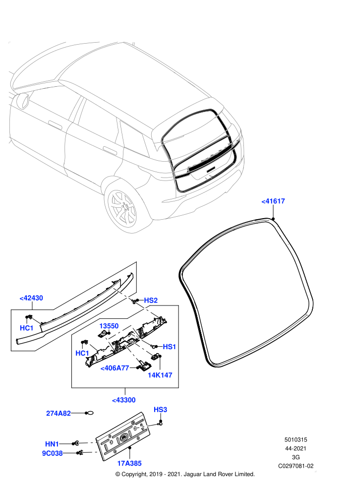 Luggage Compartment Door (Changsu (China))(Weatherstrips And Seals)