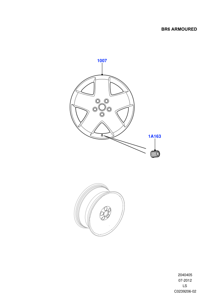 Wheels (With B6 Level Armouring)((V)FROMAA000001)