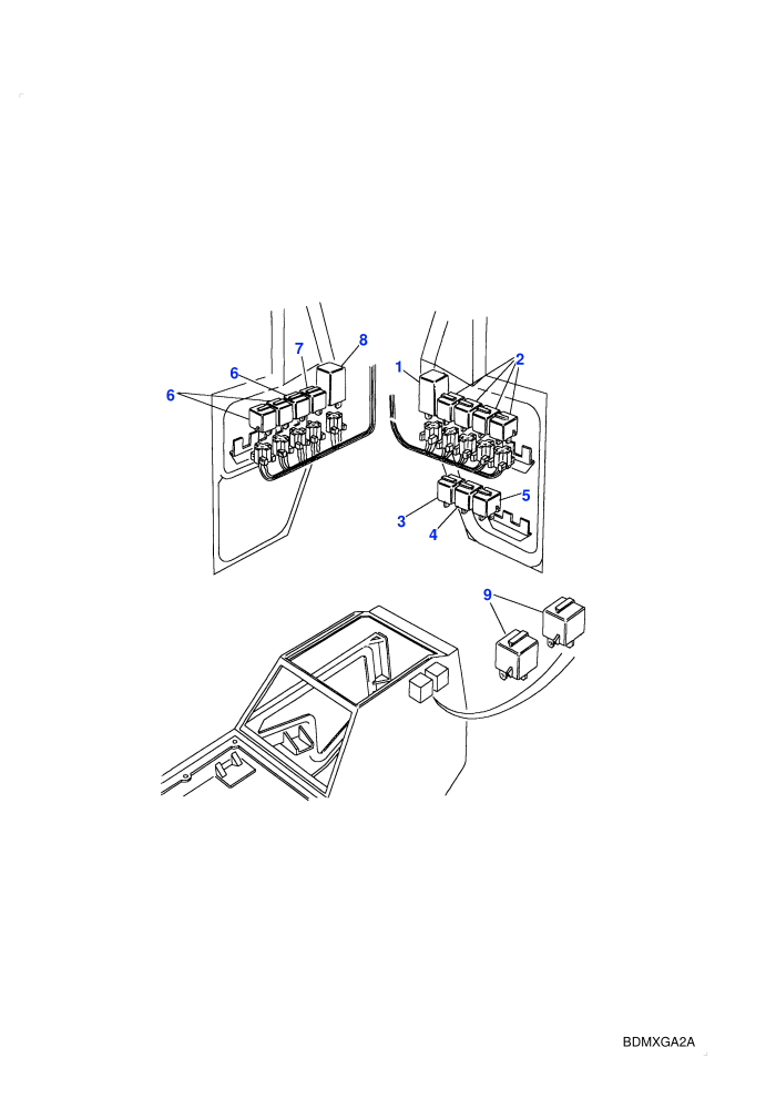 Relays - Footwell (RHD)((V)TOJA624780 (V)FROMJA610294)