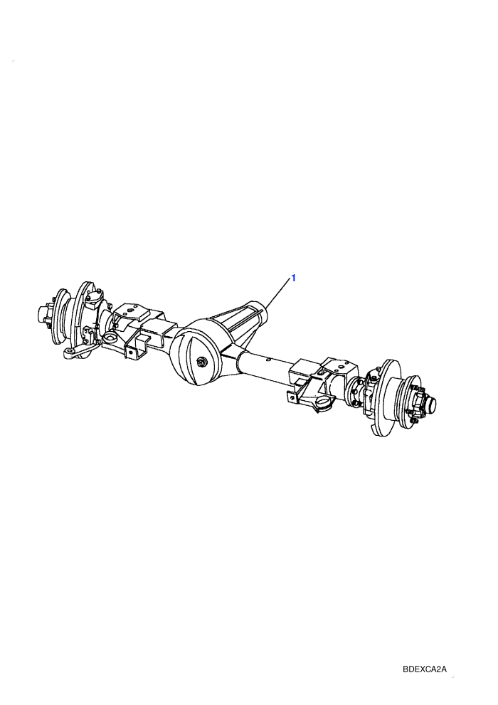 Front Axle Assembly-Electronic Air Suspension (With Air Suspension)