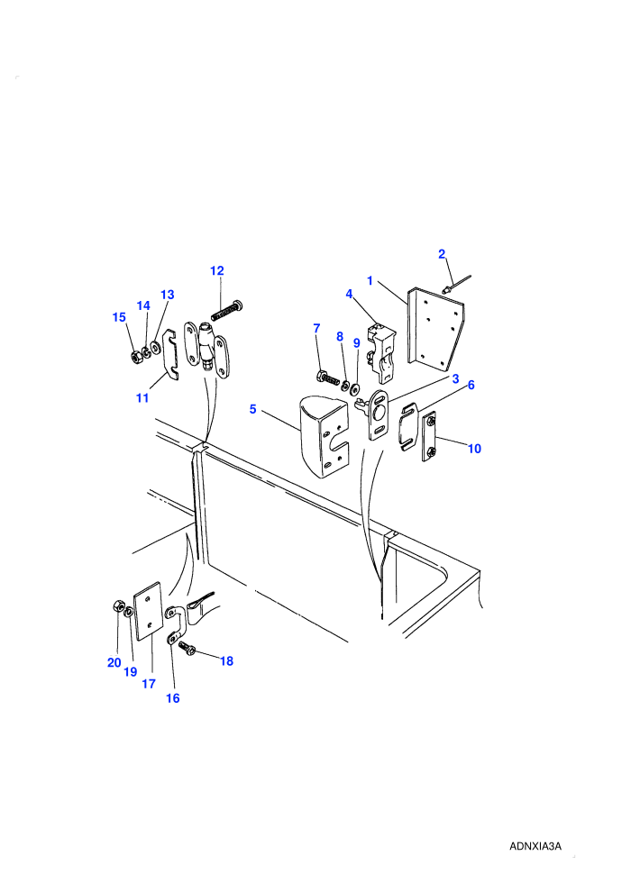 Tailboard Lower Side Hinged Striker