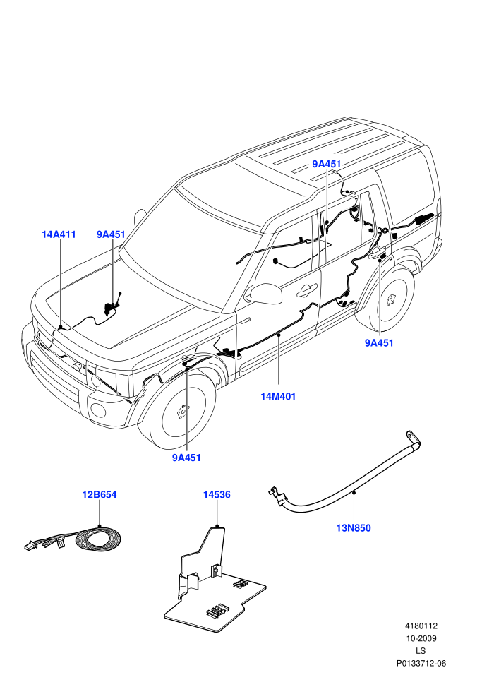 Electrical Wiring - Chassis ((V)TO9A999999)