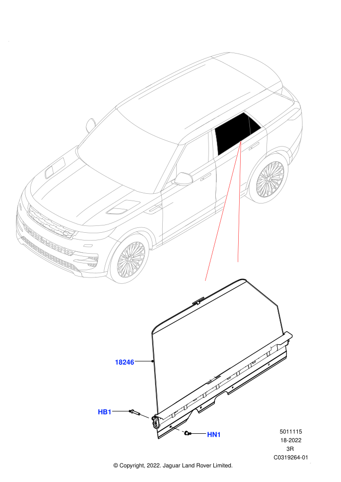 Rear Door Glass And Window Controls (MANUAL REAR SIDE WINDOW BLINDS)