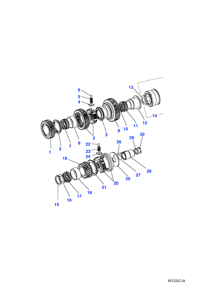 Mainshaft Gears (Manual Transmission,V8)