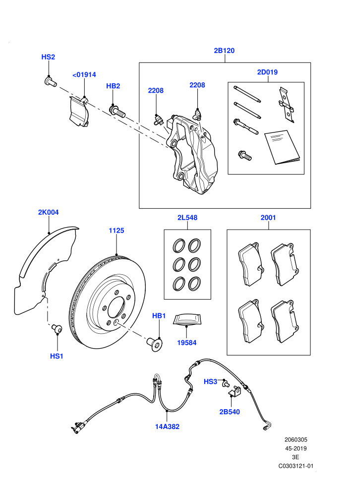 Front Brake Discs And Calipers (Disc And Caliper Size-Frt 20/RR 20)
