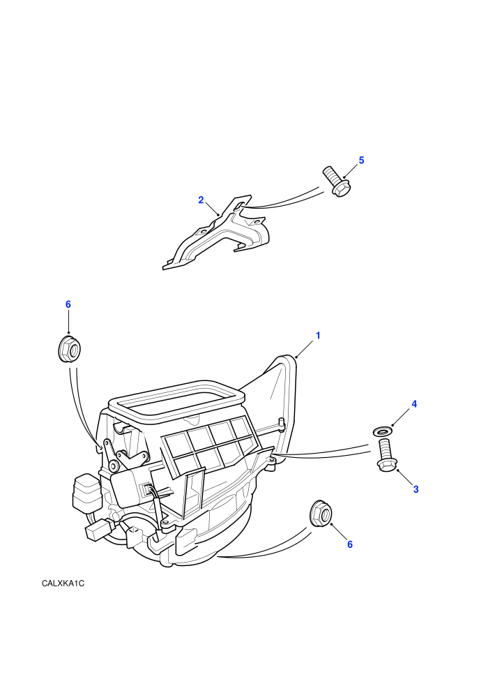 Front Air Con-Blower Motor (With Air Conditioning)