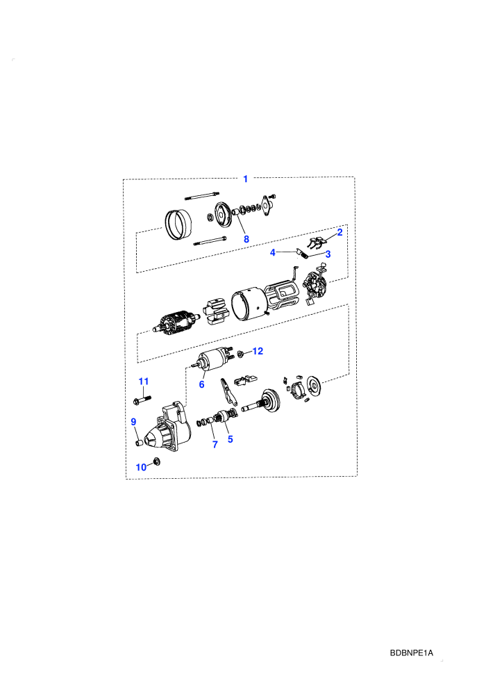 Starter Motor (2.5L TDi)