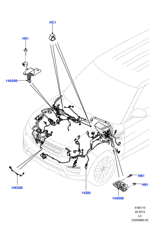 Electrical Wiring - Engine And Dash (Engine Compartment)((V)TOGA999999 (V)FROMFA000001)