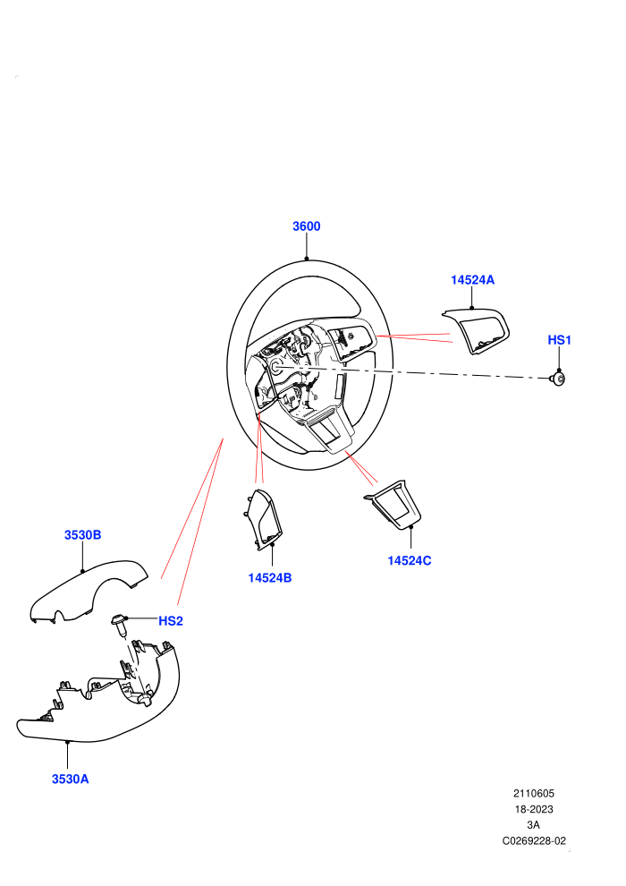 Steering Wheel (Itatiaia (Brazil))((V)TOKT999999 (V)FROMGT000001)