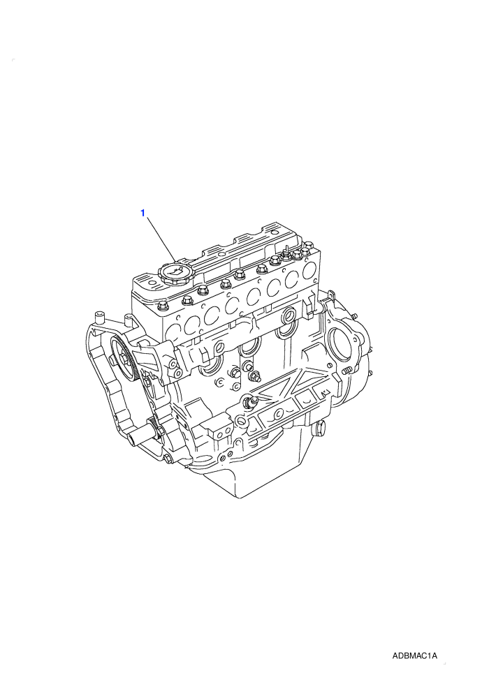 Engine Stripped (2.5L I4 200 TDi L/R,5 Speed Manual Transmission,Less Catalyst)