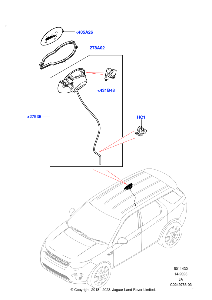 Fuel Tank Filler Door And Controls (Halewood (UK))