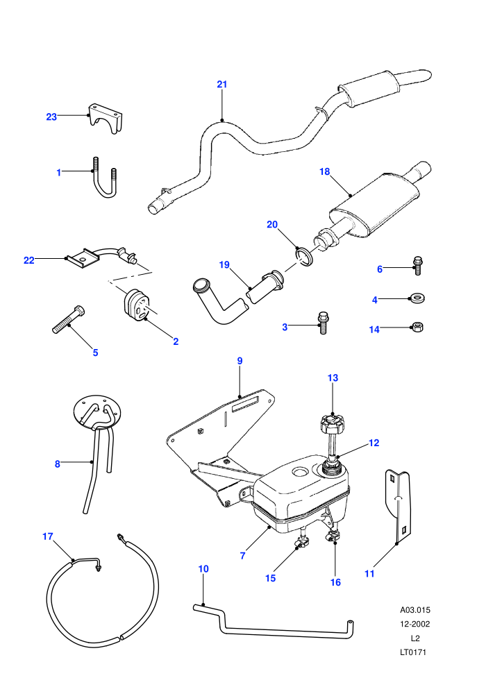 V8 EFi-Additional Parts-To (V) FA399972