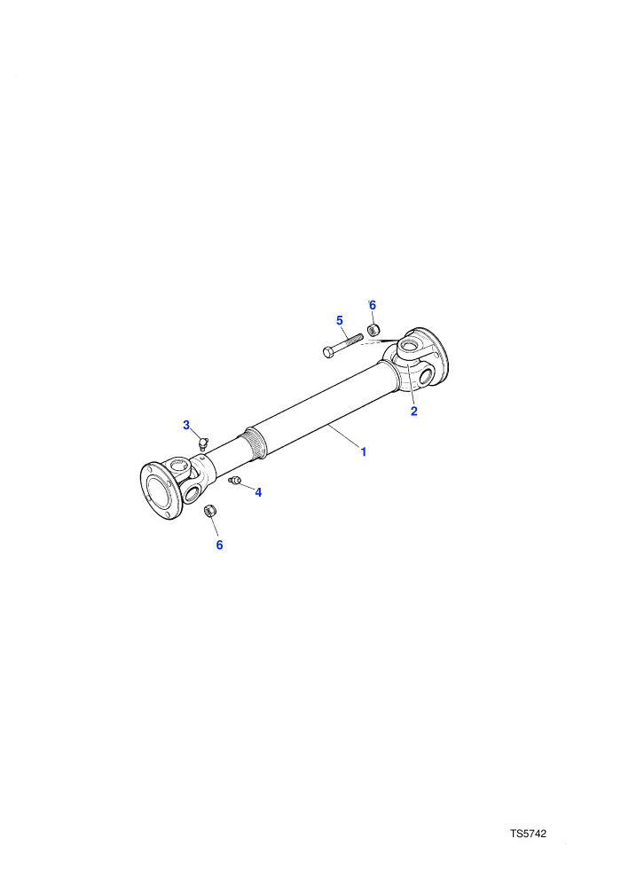 Propshaft Rear