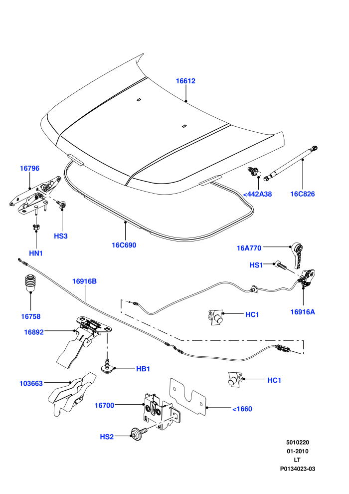 Hood And Related Parts ((V)TO9A999999)